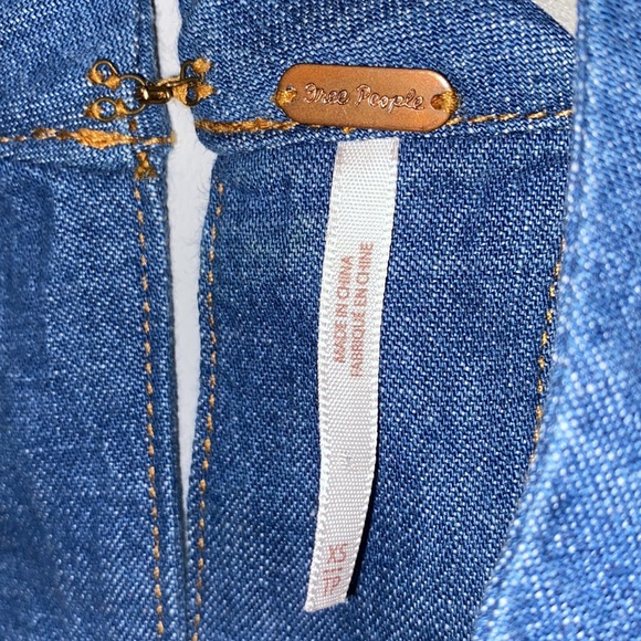 Free people Isabel denim tunic dress size XS - Picture 2 of 4